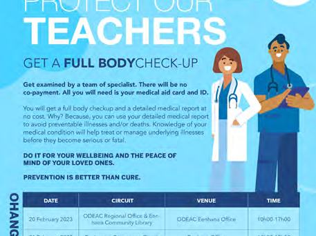 Protect our Teachers wellness campaign